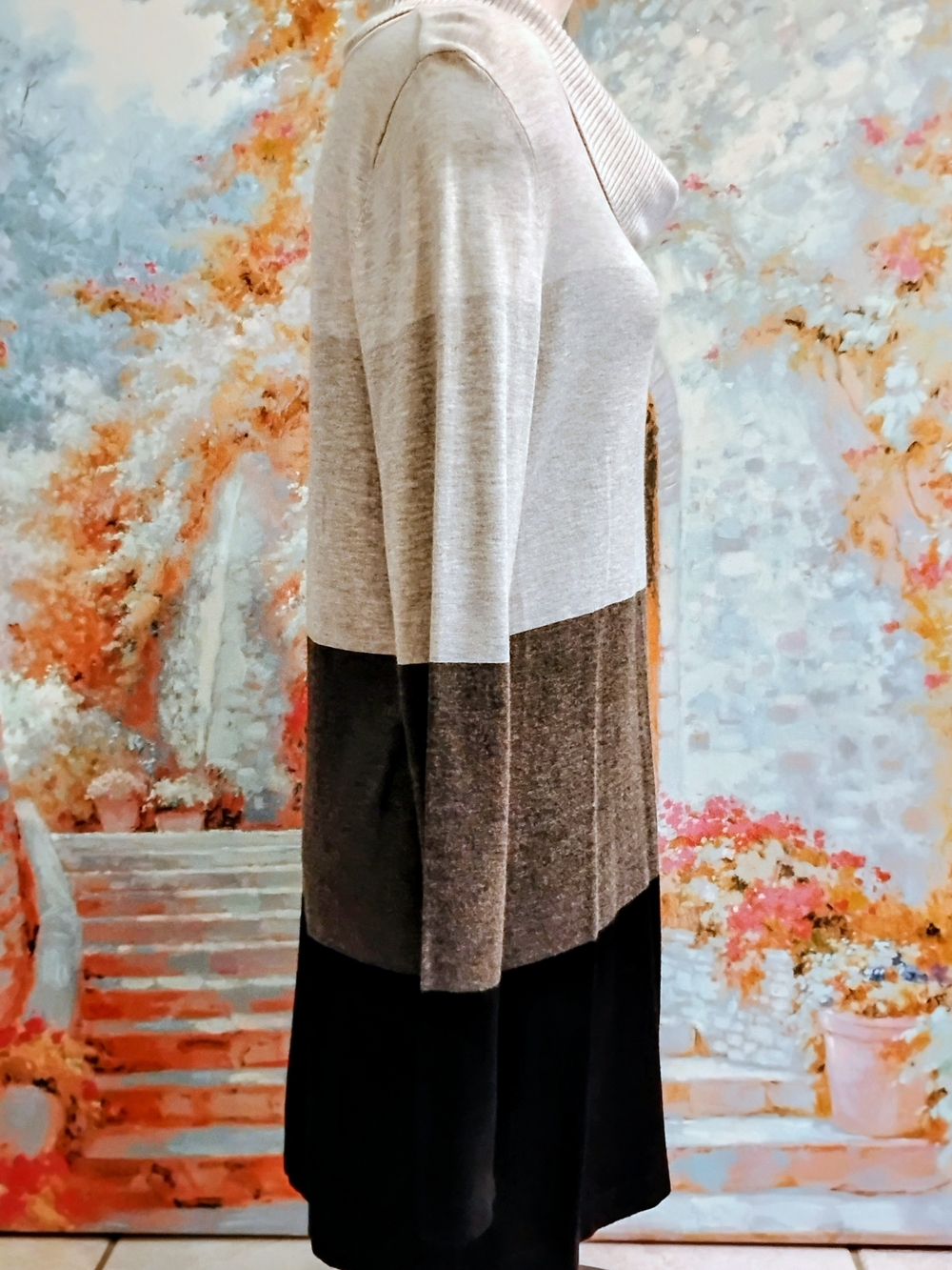 INC International Concepts Womens Light Gray Sweater Dress - Picture 6 of 10